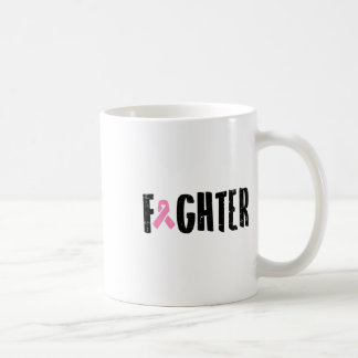 Bekämpning av Rosa Ribbon Breast Cancer Awareness Kaffemugg