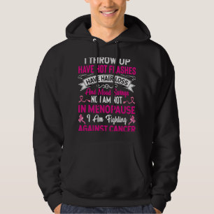 Bekämpning av Rosa Ribbon Breast Cancer Hoodie