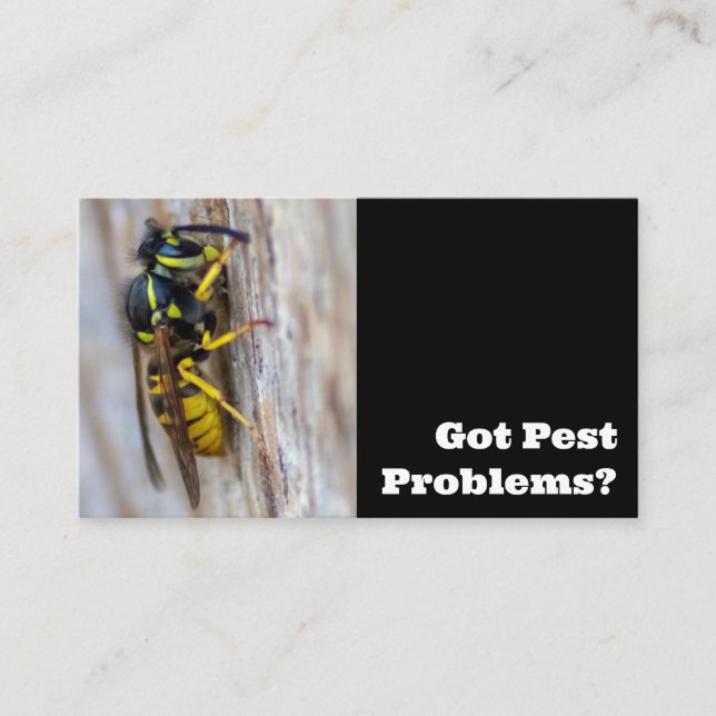 Bekämpning av skadegörare på häftsvasslor visitkort (Framsida)