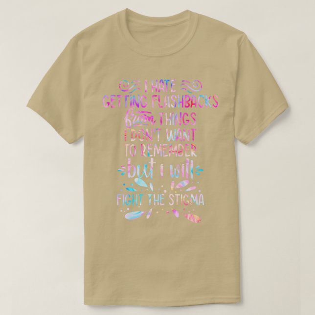 Bekämpning av stigmatiseringen Ökad medvetenhet om T Shirt (Design framsida)