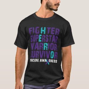 Bekämpning av suicidmedvetenhet om psykisk hälsa t shirt