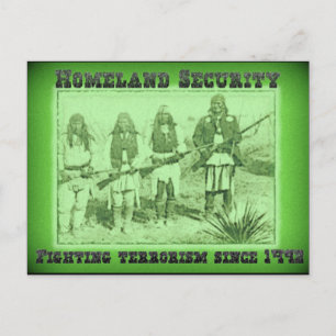 Bekämpning av terrorism sedan 1492 vykort