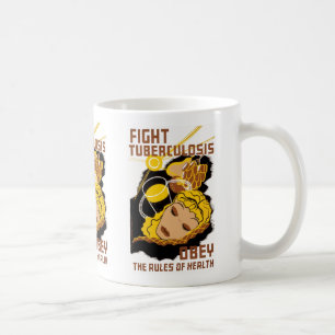 Bekämpning av tuberkulos kaffemugg