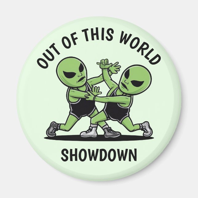 Bekämpning av Utomjordingar Magnet (Framsidan)