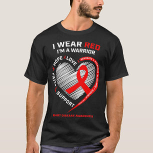 Bekämpning av Warrior Gifts I Bära Red Heart Dis T Shirt