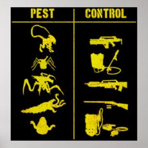 Bekämpningskontroll Poster