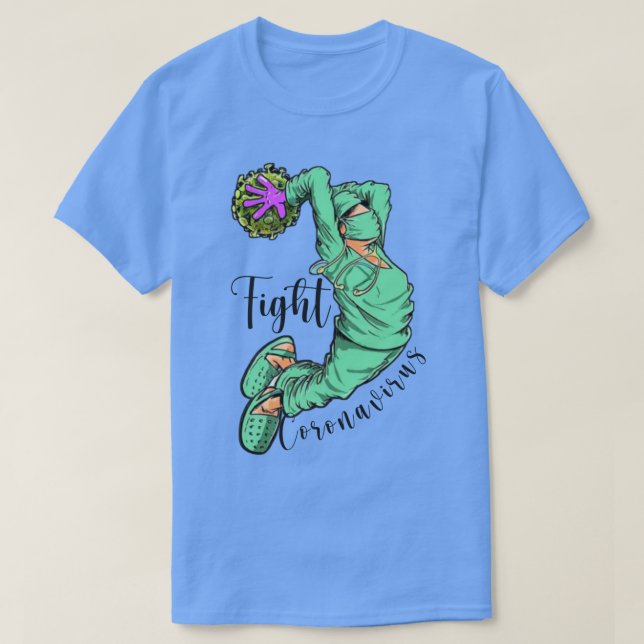 Bekämpningsvirus T Shirt (Design framsida)