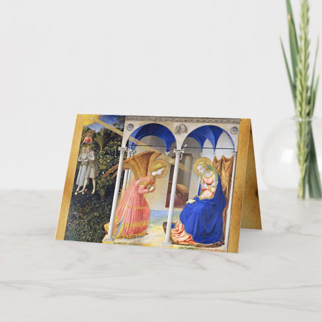 BEKÄNNELSE AV FRA ANGELICO Gammal irländsk välsign Kort (Framsida)