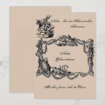 Bekanntgabe zur Geburt – Geburtskarte