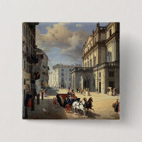 Bekläda av den La Scala theatren, 1852