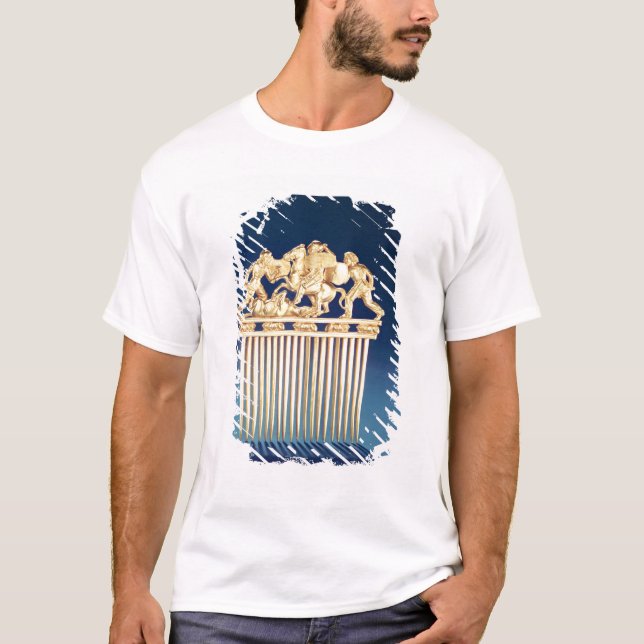 Bekläda av en Scythian hårkam T-shirt (Framsida)