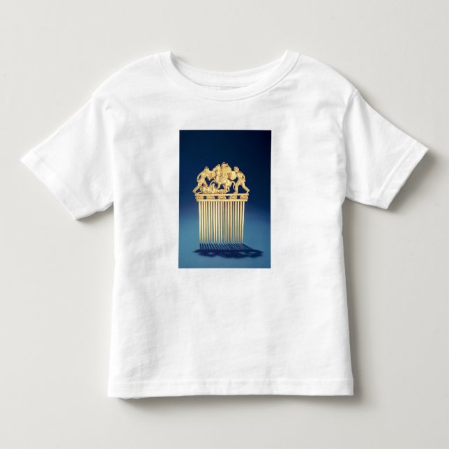 Bekläda av en Scythian hårkam T-shirt (Framsida)
