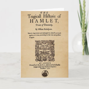 Bekläda biet till den Hamlet quartoen (versionen Kort