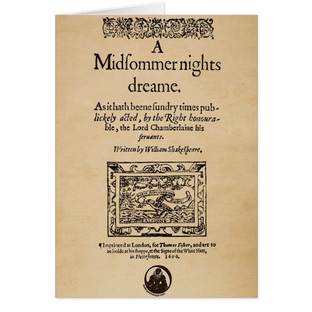 Bekläda biet till en drömQuarto för midsummeren på Hälsningskort (Framsidan)