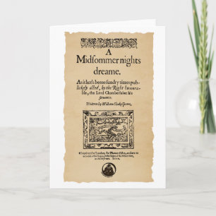 Bekläda biet till en drömQuarto för midsummeren på Kort