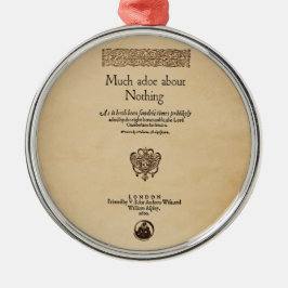 Bekläda biet till mycket Ado om ingenting quartoen Julgransprydnad Metall