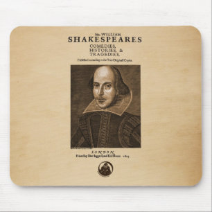Bekläda biet till Shakespeares första folio Musmatta
