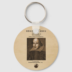 Bekläda biet till Shakespeares första folio Nyckelring