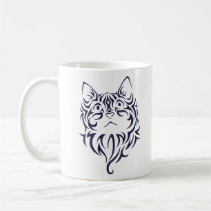 Bekläda den belägen mitt emot kattkattungen som kaffemugg