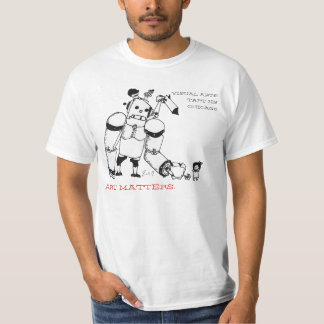 Bekläda den utskrivavna tee