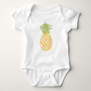 Bekläda för ananasvattenfärgbaby tröja