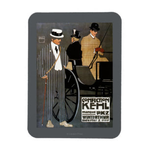 Bekläda för ConfectionKehl gentlemän Magnet