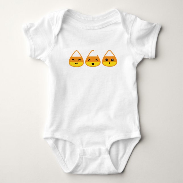 Bekläda för Kawaii candy corn T-shirt (Framsida)