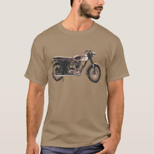 Bekläda för motorcykel för bekymrad vintage t-shirt