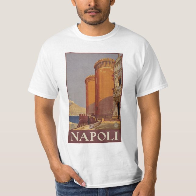 Bekläda för Napoli (Naples) italien T-shirt (Framsida)