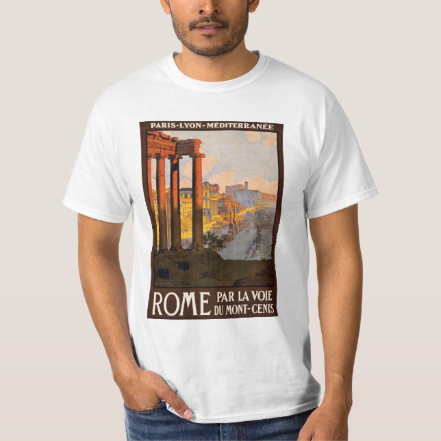 Bekläda för Rome italien T Shirt (Framsida)