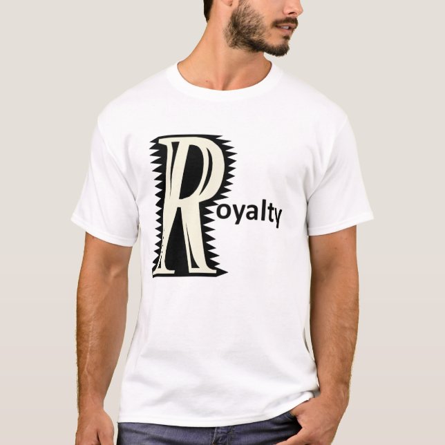 Bekläda för royalty t-shirt (Framsida)