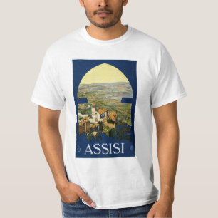 Bekläda för vintageAssisi italien Tee