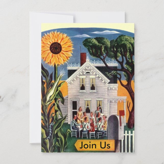 Bekläda inbjudningar för avslappnaden för roligt (Framsida)