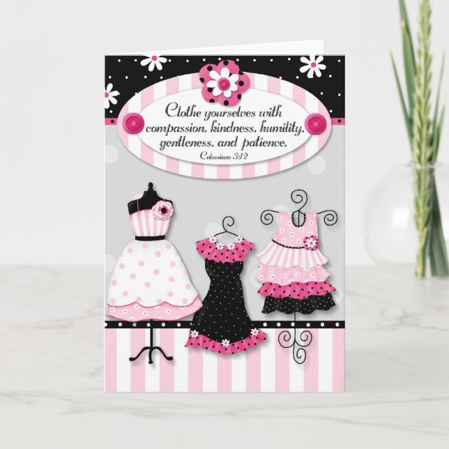 Bekläda sig Yourselves… "Scriptureuppmuntrankortet Kort (Framsida)