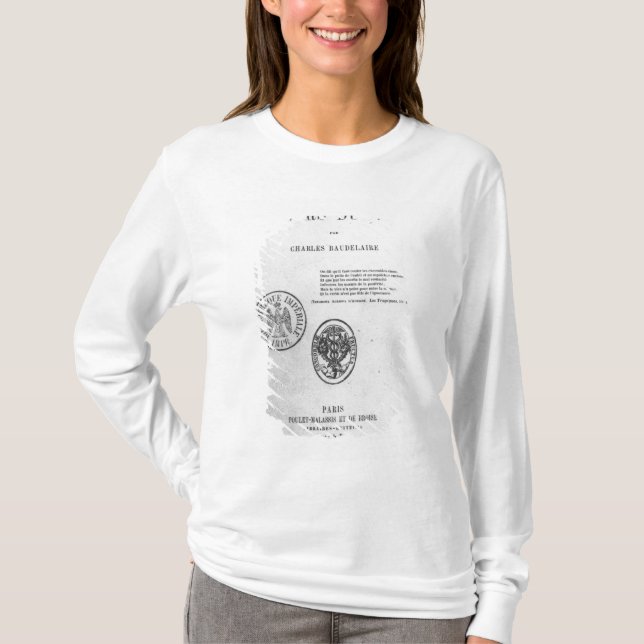 Bekläda täcker, den första upplagan av 'Les Fleurs T Shirt (Framsida)