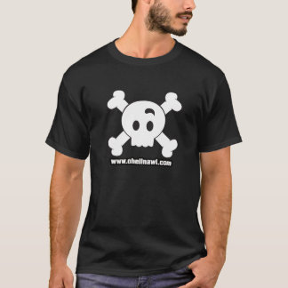 Bekläda tryckögonbrynskalle T Tee Shirt