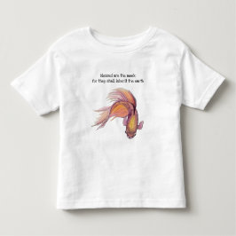 Beklädda är fiskens Småbarn T-shirt