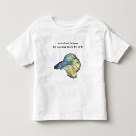 Beklädda är fiskens Småbarn T-shirt