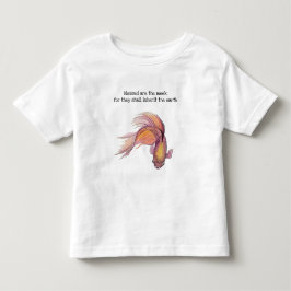 Beklädda är fiskens Småbarn T-shirt