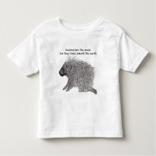 Beklädda är Meek Porcupine Småbarn T-shirt