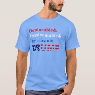 Beklagansvärd och ouppsägbar trumfskjorta t-shirt