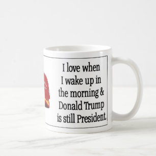 "BEKLAGANSVÄRD " trumf, Kaffemugg