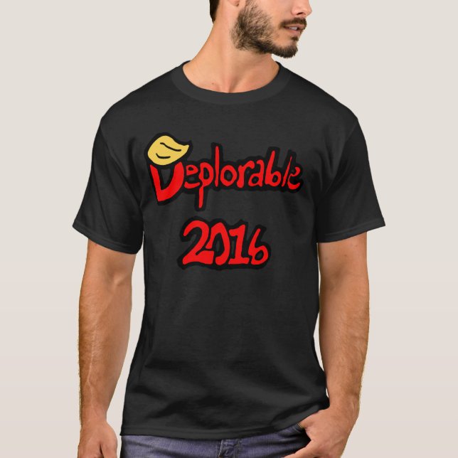 Beklagansvärda manar T-tröja 2016 T-shirt (Framsida)