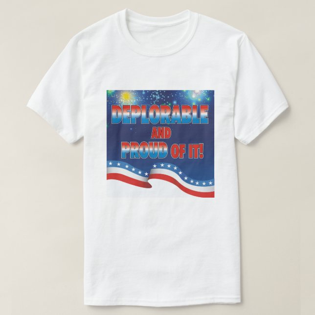 Beklagansvärt och stolt av det! tröja (Design framsida)