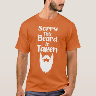 Beklagar att Beard är tagen med Land Retro Gift T Shirt