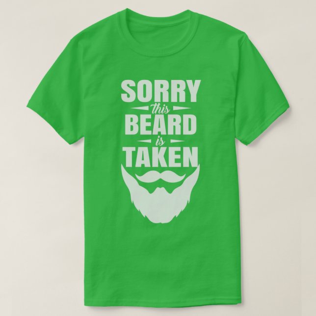 Beklagar att Beard tas 2 T Shirt (Design framsida)