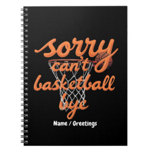 Beklagar att det inte går att basketball hej då de anteckningsbok