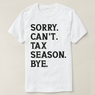 Beklagar att det inte går att beskatta säsongsåter t shirt