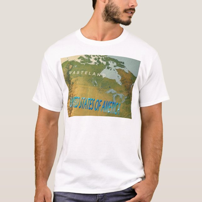 Beklagar att Kanada manar vit T-shirt (Framsida)