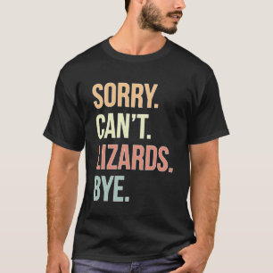 Beklagar att Lizards Adjö Lizard Owner Lizard T Shirt